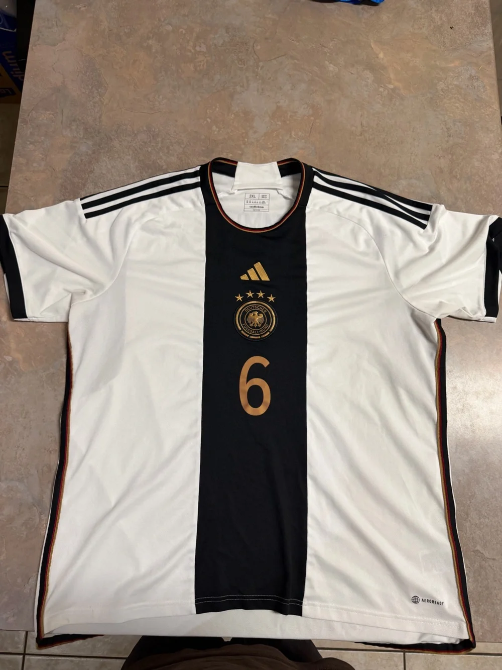 Adidas 22 / 23 World Cup Deutschland Germany Joshua Kimmich Jersey 2XL Slim fit